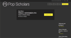Desktop Screenshot of popscholars.com